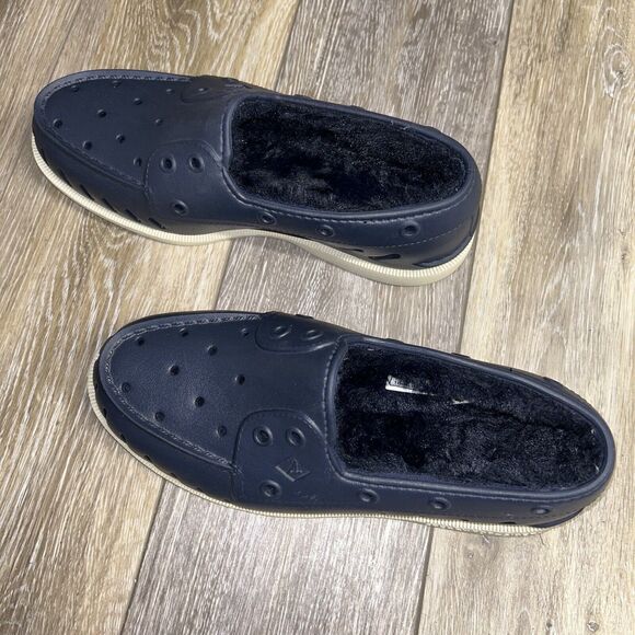 Sperry Float Cozy Slip On Women’s US Size 8 Fuzzy Blue Rubber Shoes STS87088 - Picture 6 of 12